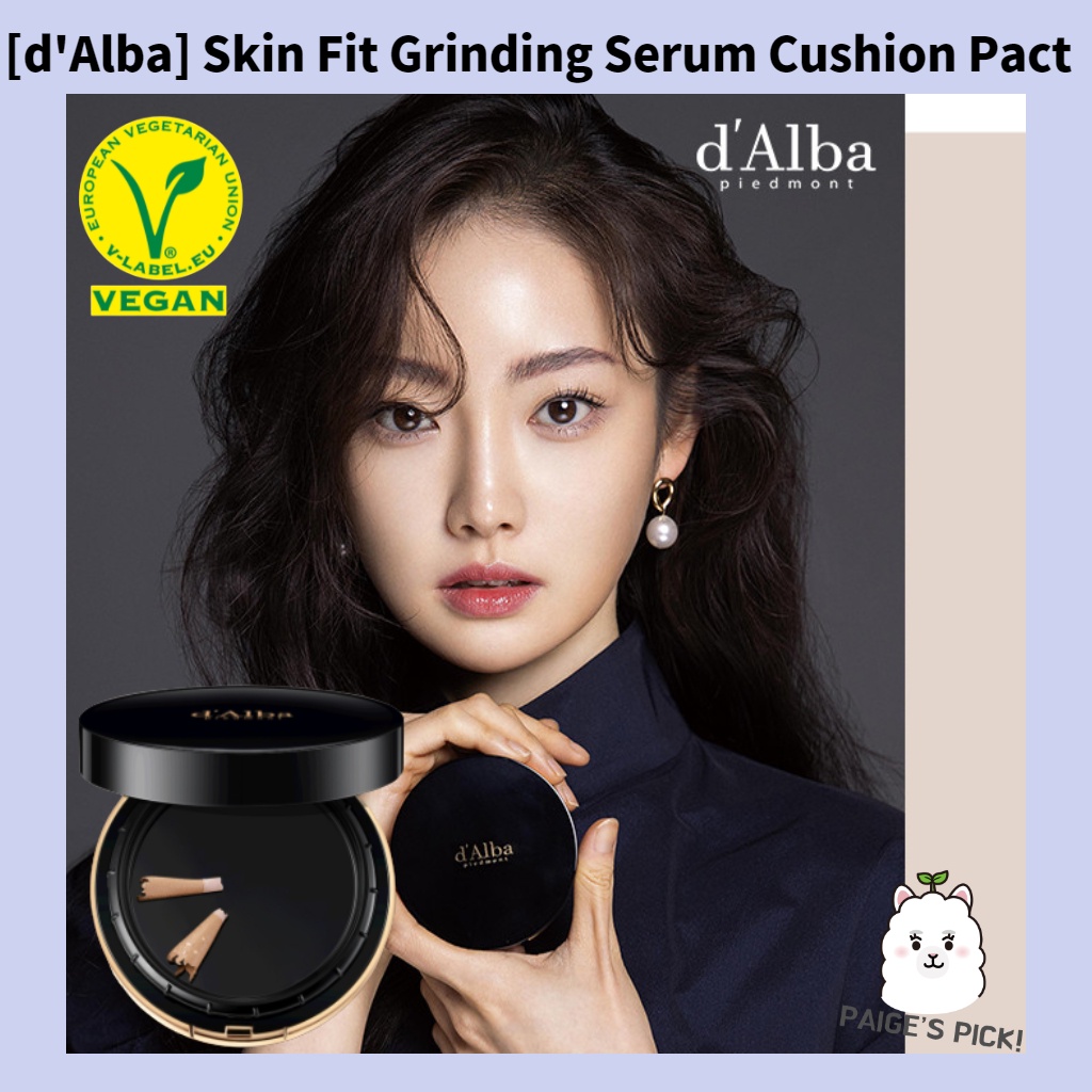 [d'Alba] ❤新韓國化妝品❤ Skin Fit Grinding 維根精華護膚氣墊粉餅 20g - 2色