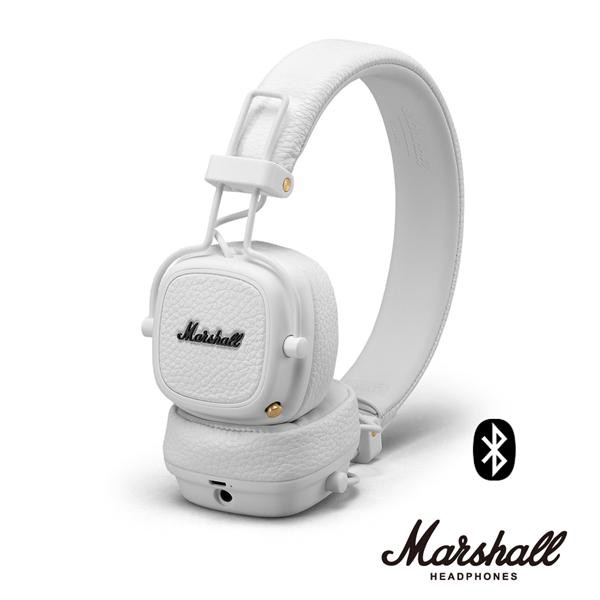 Marshall MAJOR III BLUETOOTH藍牙耳罩式耳機/ 冰雪白 eslite誠品