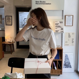多色 簡約休閒 字母 女生 韓版 短袖 棉T 素T 素色 T恤 Tshirt