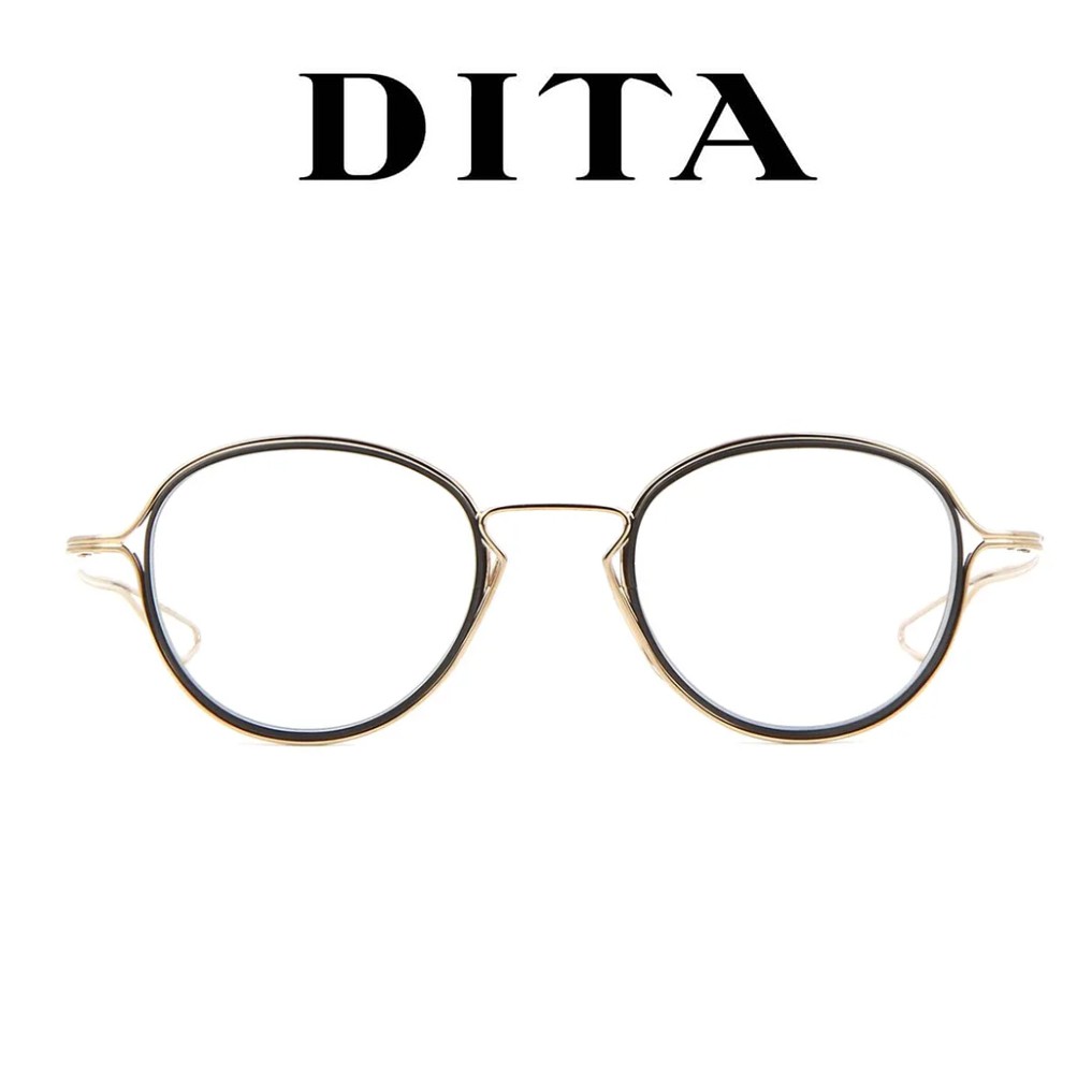 DITA 眼鏡 HALIOD DTX100 02 GOD BLK (金/黑) 圓框眼鏡 鏡框【原作眼鏡】