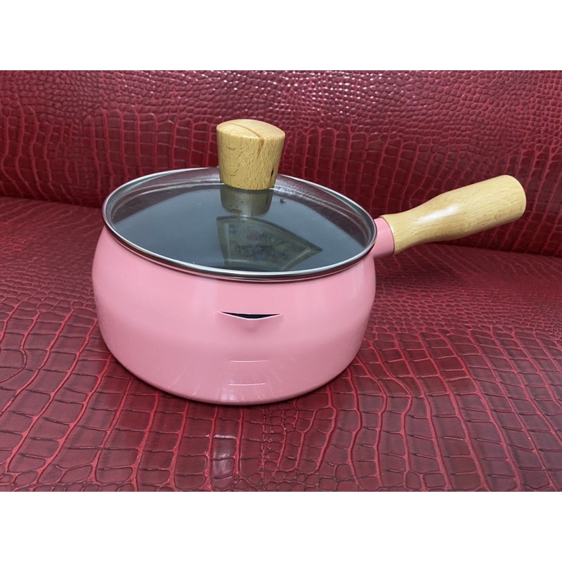 SILWA 西華多功能木柄牛奶鍋（16公分）— 粉色