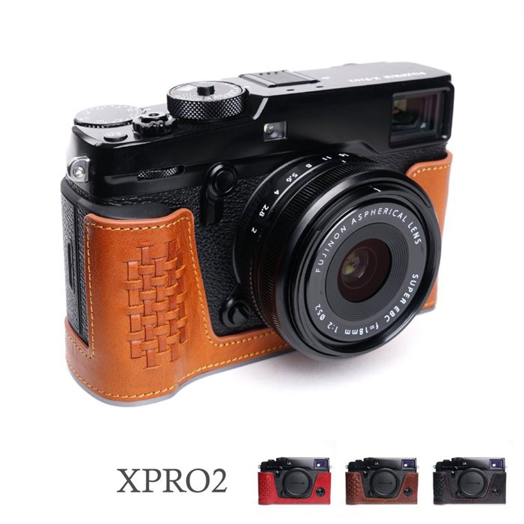【Martin Duke】 X-Pro2 FUJIFILM  頂級義大利油蠟皮編織相機底座 相機包 相機皮套