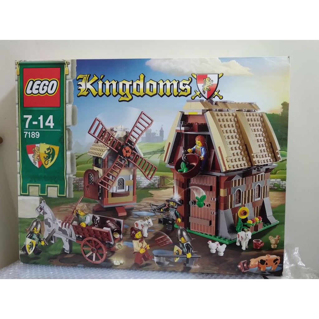 LEGO 樂高 7189 磨坊村遇襲 中古世紀農場 全新絕版 kingdoms 國王 山羊 農場