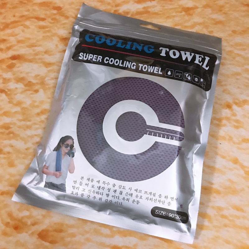 韓國 冰涼巾 涼感毛巾 涼毛巾 毛巾 涼 親膚 運動毛巾