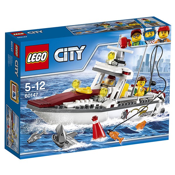 全新可刷卡LEGO樂高City城市系列 60147 漁船