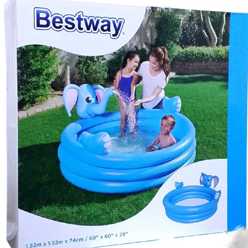 《Bestway》大象三環噴水充氣水池/游泳池/戲水池/球池/蓄水池（全新公司貨，捷運可面交）