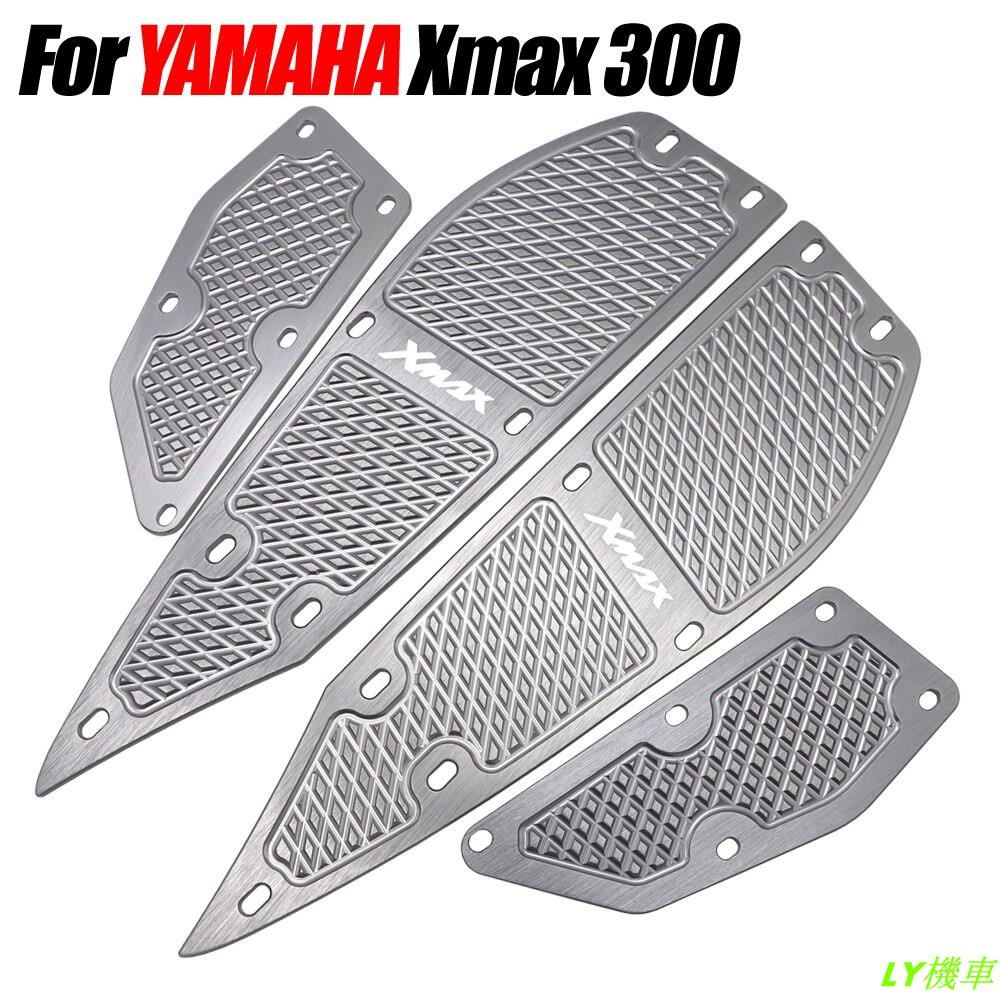 雪狼摩配/雅馬哈 xmax250 XMAX 300 改裝 CNC鋁合金 腳踏墊 腳踏板 防滑腳墊 護墊 踏墊