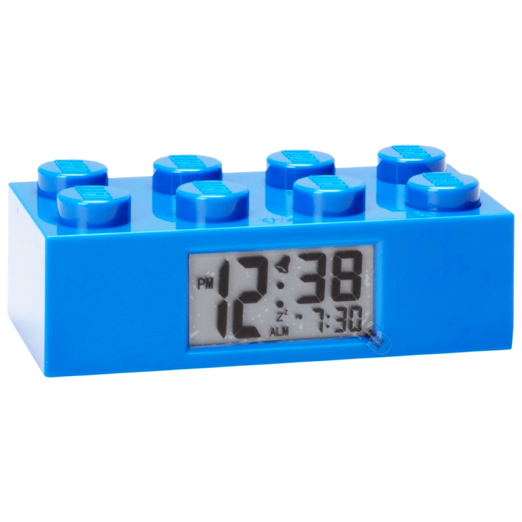 LEGO樂高周邊-經典積木鬧鐘系列 豔藍