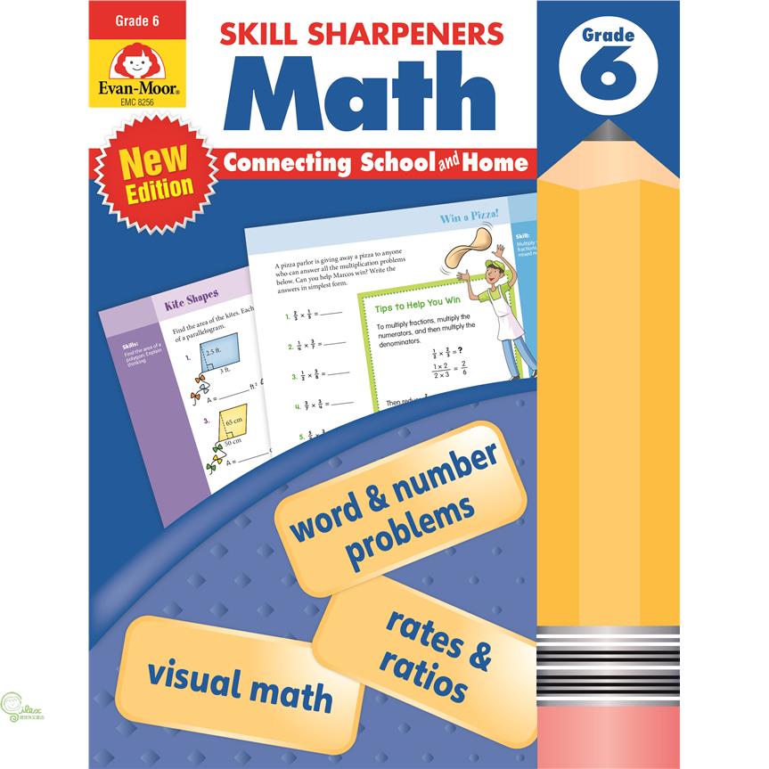 Skill Sharpeners: Math, Grade 6