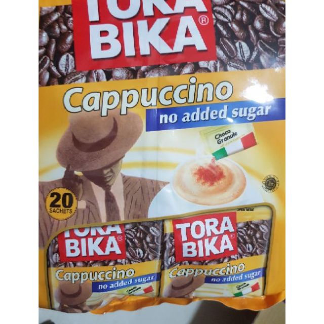 超商取貨 快速出貨 KOPIKO 集團高機能咖啡升級 TORA BIKA 卡布奇諾咖啡 20包