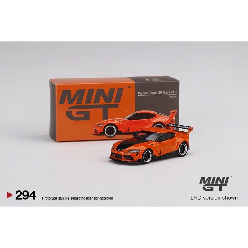 Mini GT 美國限定 No.294 Pandem Toyota GR Supra V1.0 橘