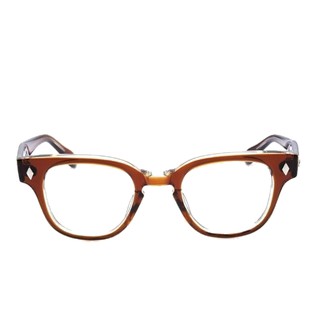 美國 TVR OPT 眼鏡 502 (透明棕) 復古 古董 日本手工 鏡框 【原作眼鏡】