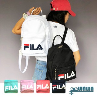 DOT 蛙蛙 FILA LOGO 旅行 小包 雙肩包 後背包 小背包 大書包 黑白 深藍 粉紅 桃紅 粉綠 韓系