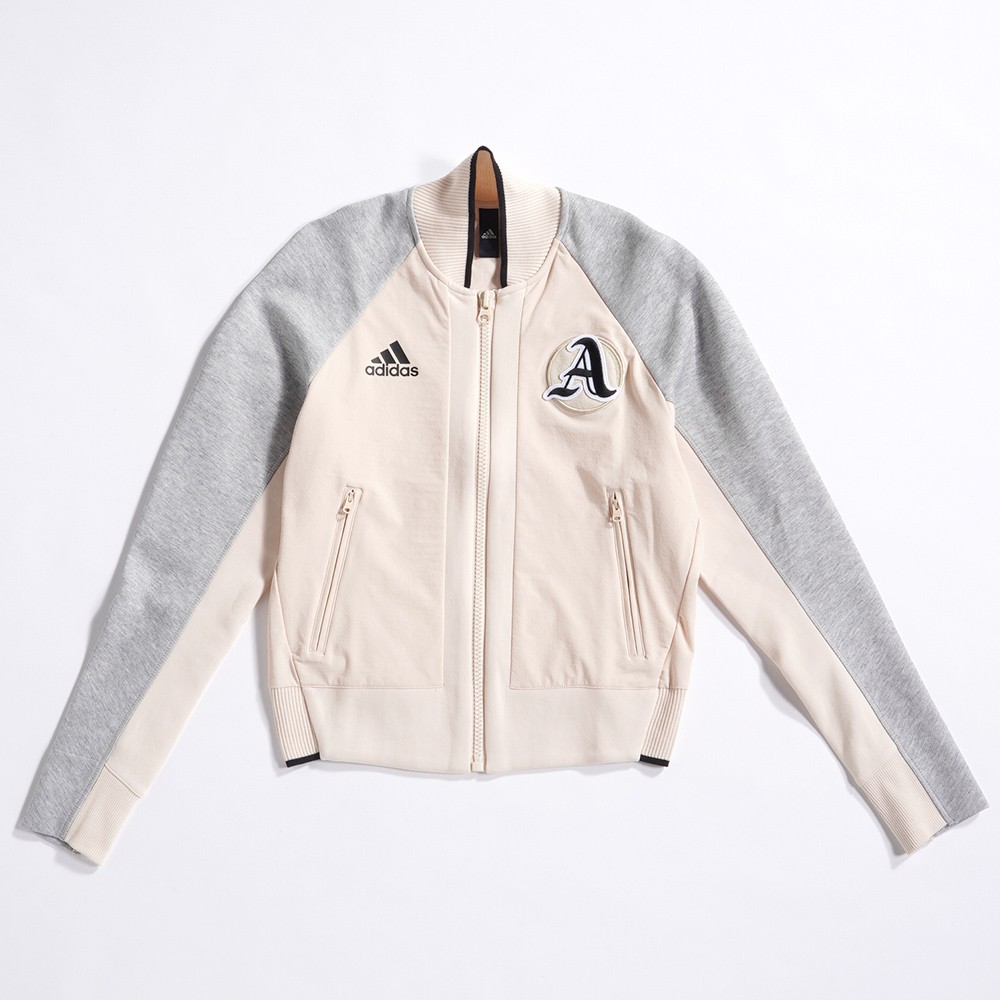 ADIDAS W VRCT JK 女款 徽章 運動 休閒 立領外套 棒球外套 EA0424