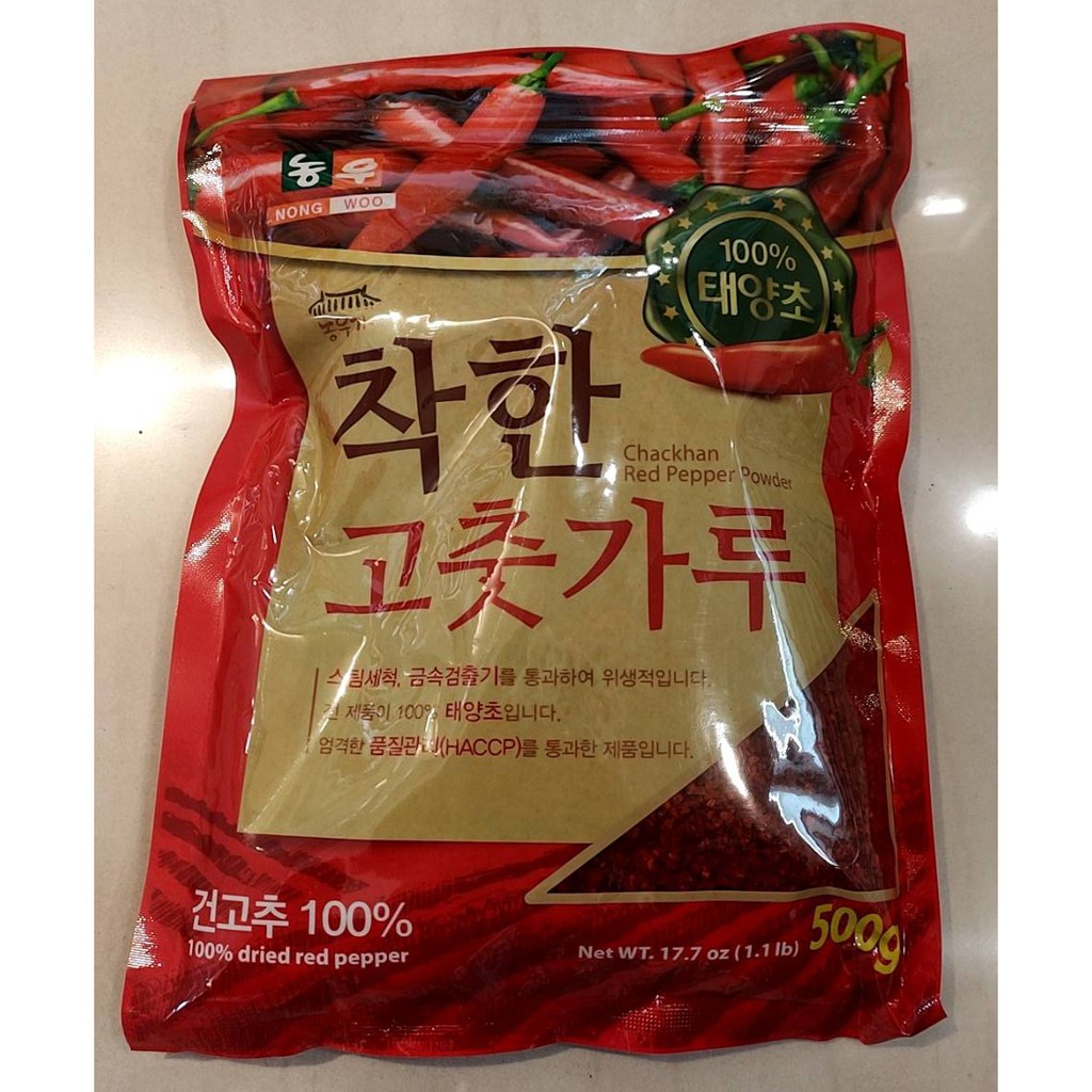 《歐巴歐妮一號店》韓國 農友 粗辣椒粉(500g)  現貨附發票  24H內快速出貨