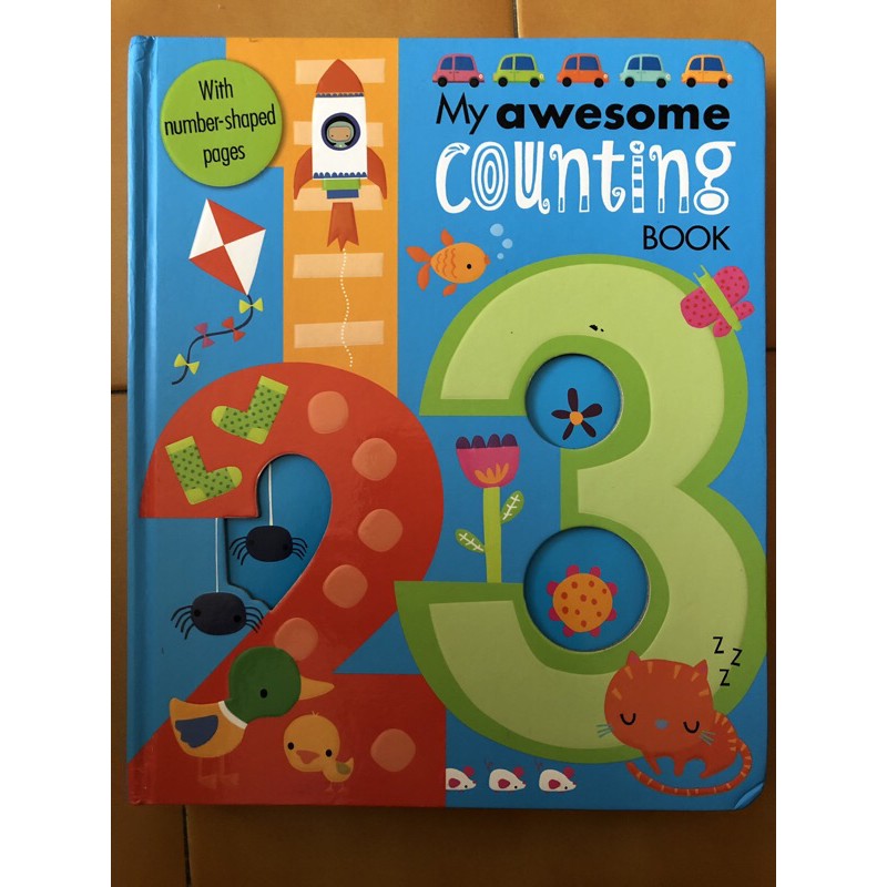 My awesome counting book.我會數123