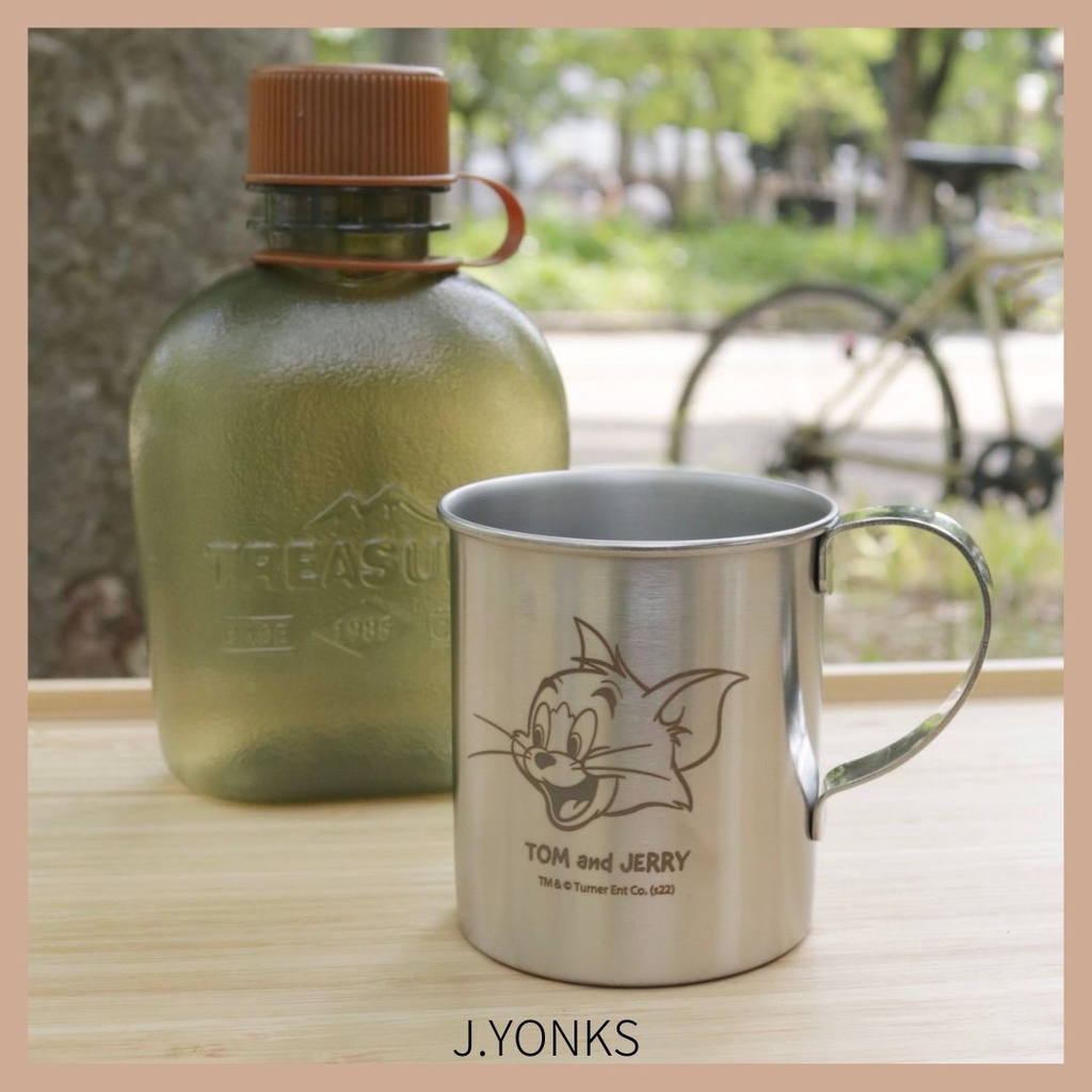 【J.YONKS】|預購| 湯姆貓與傑利鼠 不銹鋼杯 杯子 鋼杯 露營 露營鋼杯 不鏽鋼馬克杯 日本代購