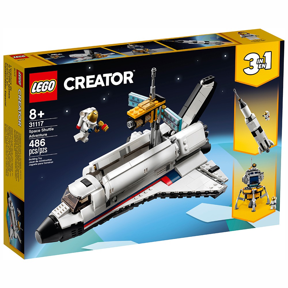 LEGO樂高 LT31117 D4055:D4078- 太空梭歷險 _Creator 3合1創意