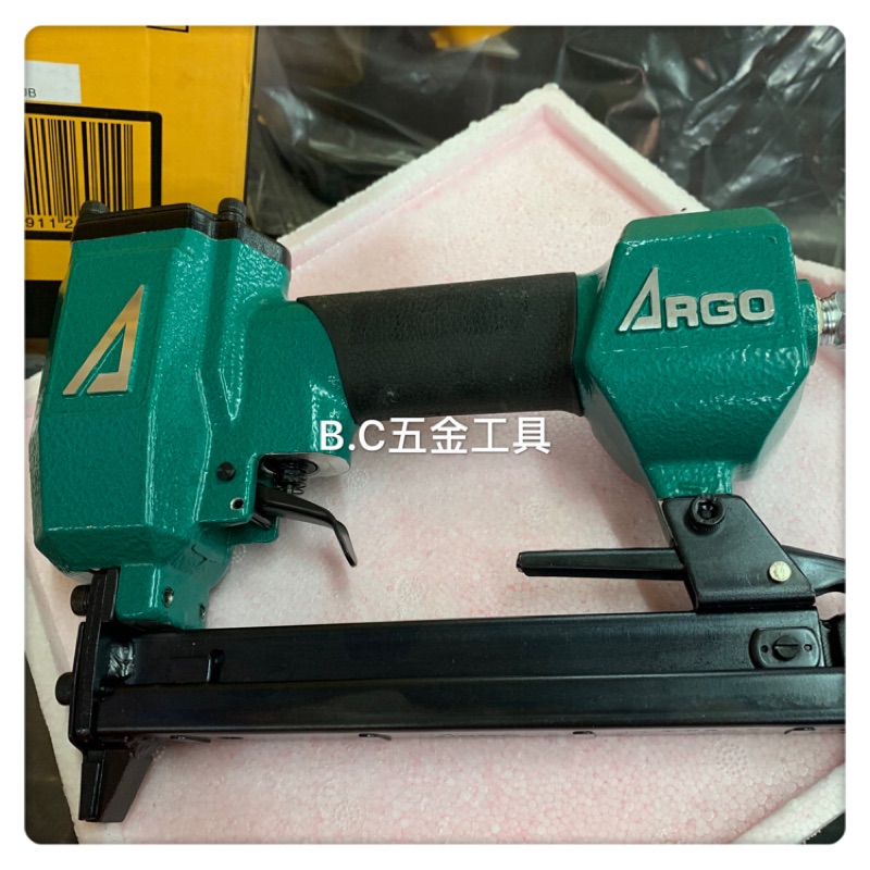 (B.C五金工具)附發票 ARGO 三角牌 氣動釘槍 雙腳 422J  另有F50  P630蚊釘