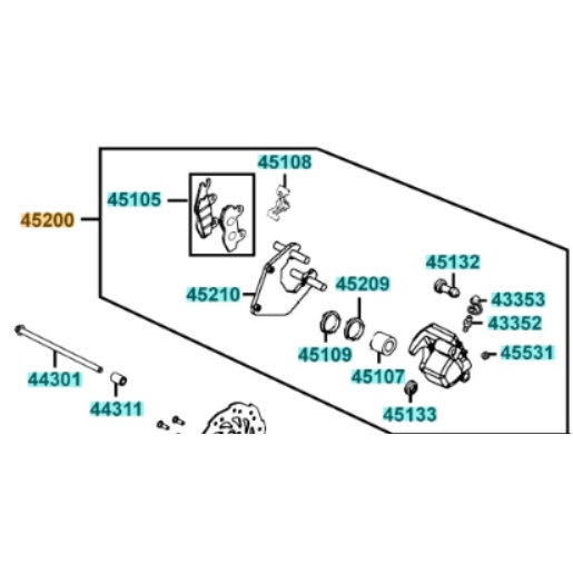 {勘}光陽原廠 GP G5 X-GOING G6E VP 前煞車卡鉗 前碟煞卡鉗