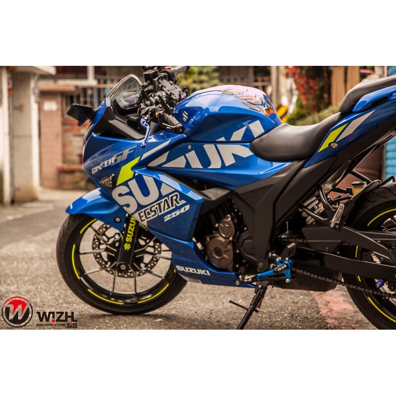 【KIRI】 W!ZH 欣炫 Suzuki GIXXER-SF 150 (2019-CY) 腳踏後移 BEV2 系列