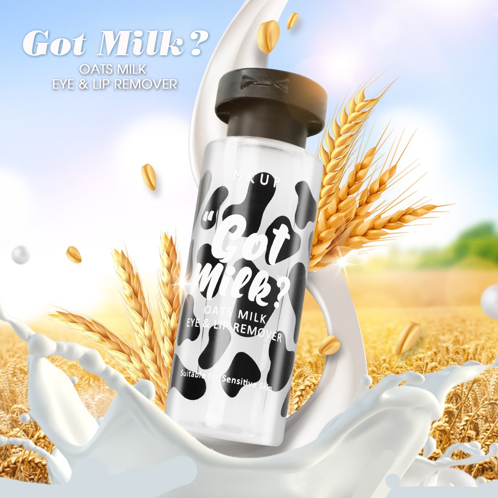MKUP 燕麥奶眼唇 卸妝液 Oats Milk Eye & Lip Makeup Remover 95ml