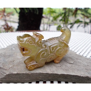 [和闐老玉] 虎吉祥獸玉老玉吉祥玉