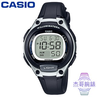 【公司貨】CASIO卡西歐十年電力數位電子女錶-黑 / 型號: LW-203-1A