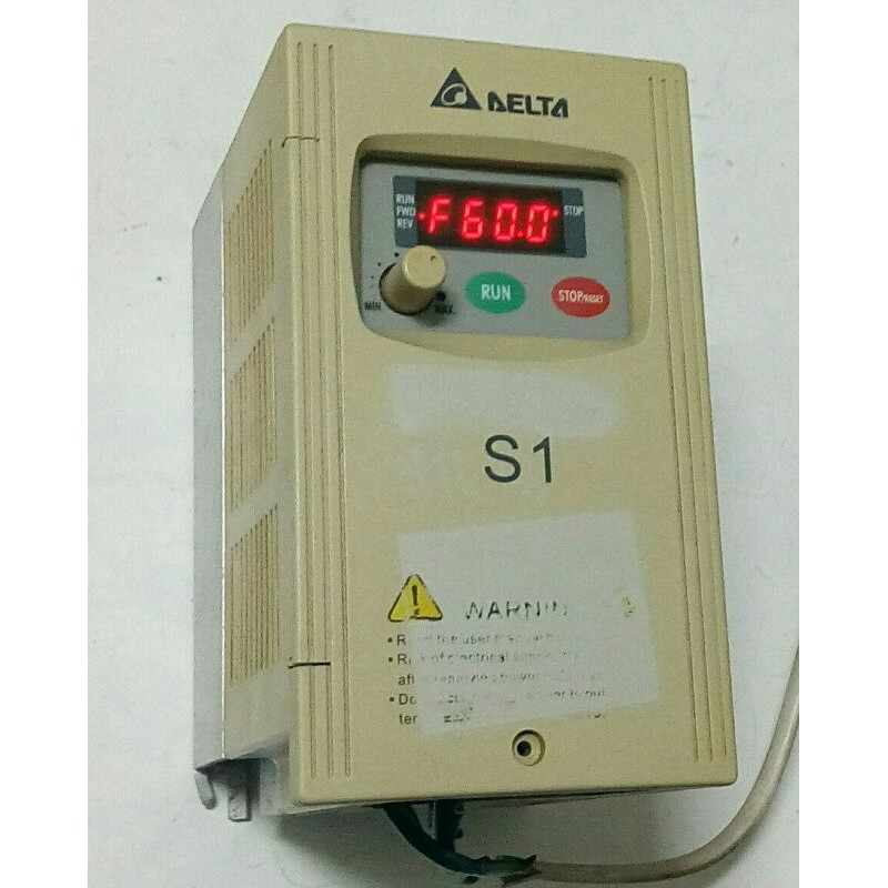 Delta 台達s1 變頻器vfd007s23a 入 3相2v 0 75kw 出 3相1馬力1hp 蝦皮購物
