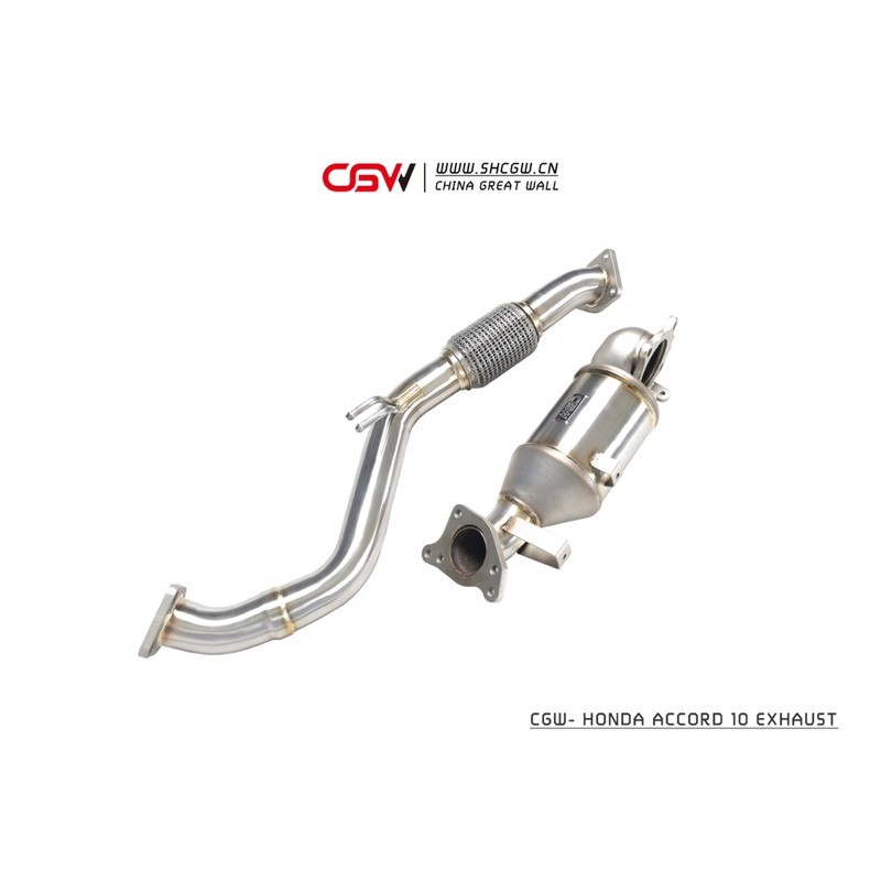 晟信 CGW HONDA ACCORD 10代適用 當派 觸媒 頭段 排氣管 Downpipe