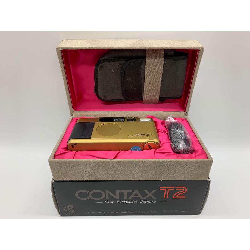 【孤單相機工作室】Contax T2 titanium gold
