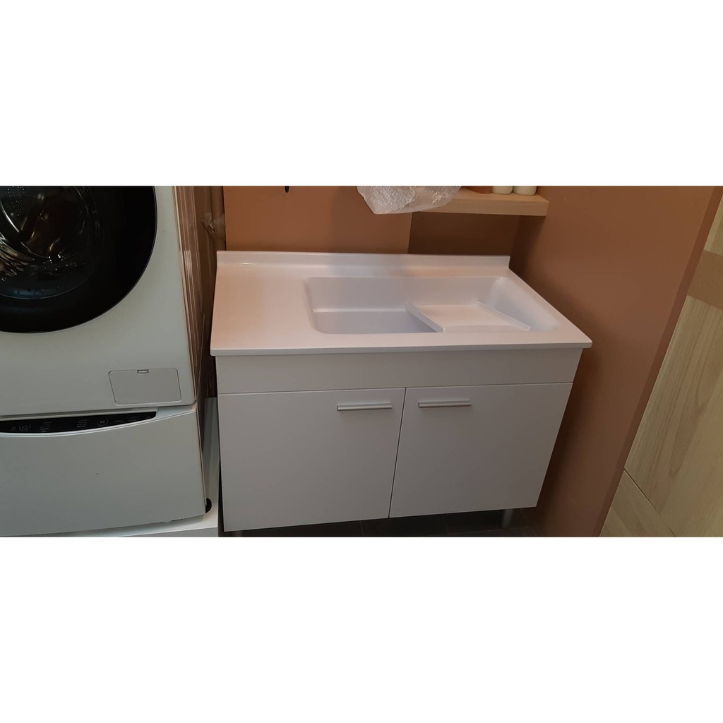 【IDEE】S-780WA 亞特蘭人造石。人造石水槽。洗衣板。陽洗台。洗衣台。洗衣檯。洗衣槽。檯面櫃。浴櫃 ~ 台灣製
