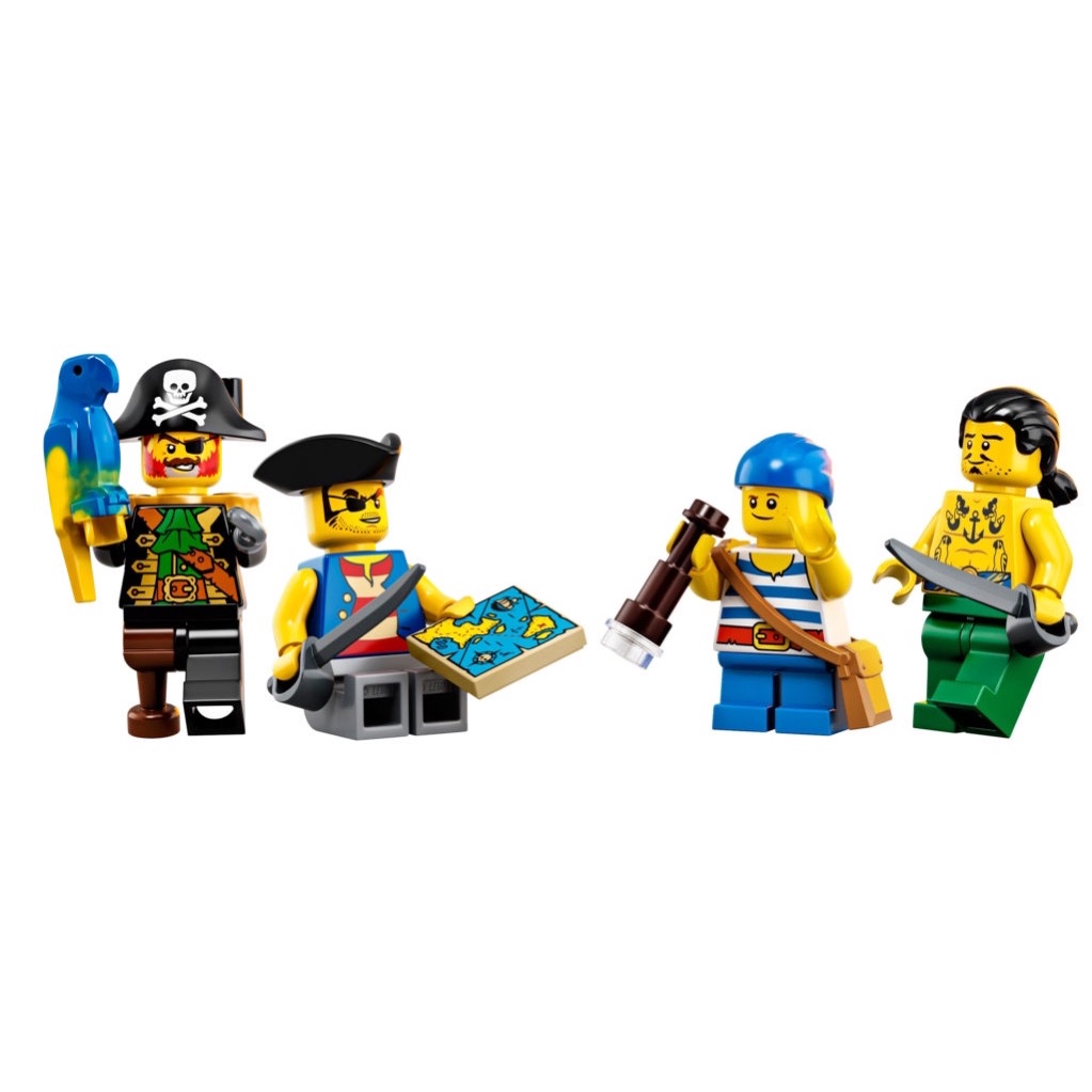 Lego 樂高 21322 Pirates of Barracuda Bay 梭魚灣 海盜 船長 船員 全人偶