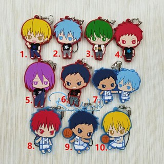 奶黃包販售鋪 全新周邊 日版黑子的籃球影子籃球員劇場版台詞名言軟膠吊飾黑子黃瀨綠間紫原 蝦皮購物