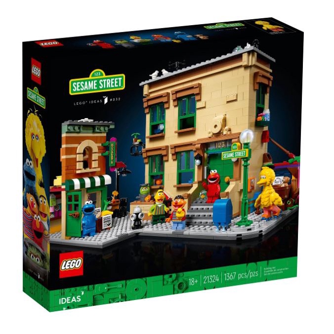 樂高 LEGO 21324 全新品 IDEAS 芝麻街 123 Sesame Street Ernie Elmo