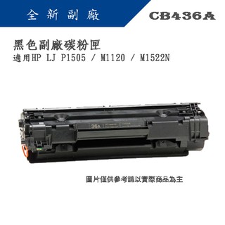 《含稅》HP｜全新副廠碳粉匣｜CB436A｜CB436｜36A｜436｜P1505/P1606/1566