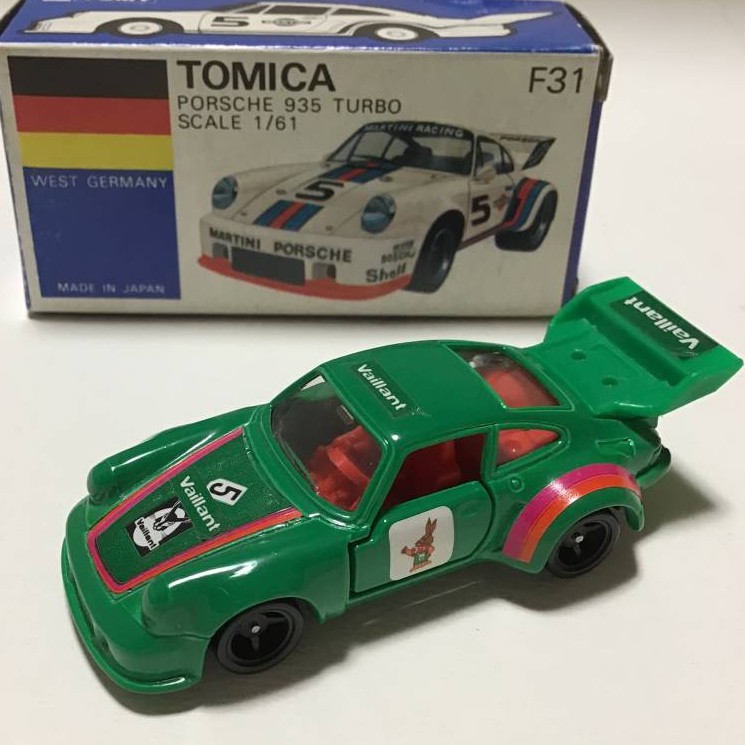 [全新超級稀有絕版老品] 1/64 Tomica F31 Porsche 935 Turbo 無貼紙