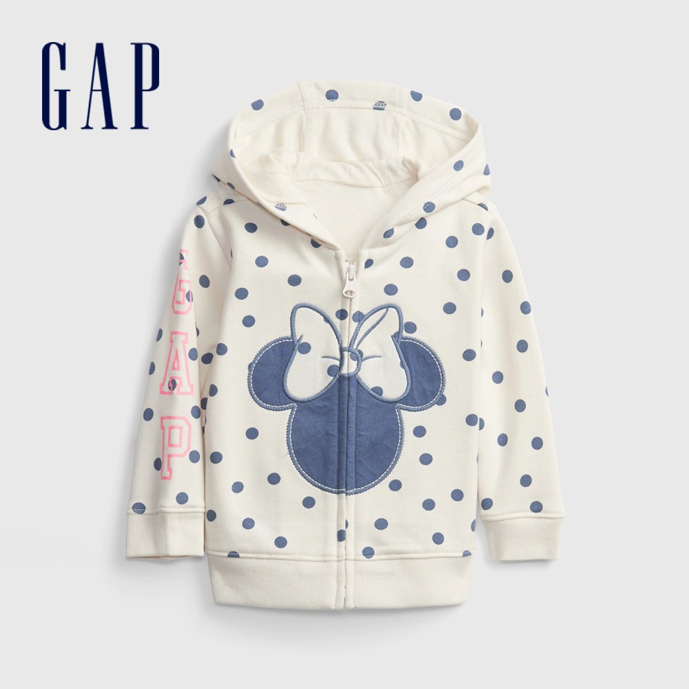 Gap 嬰兒裝 Gap x Disney迪士尼聯名 連帽外套-象牙白(681587)