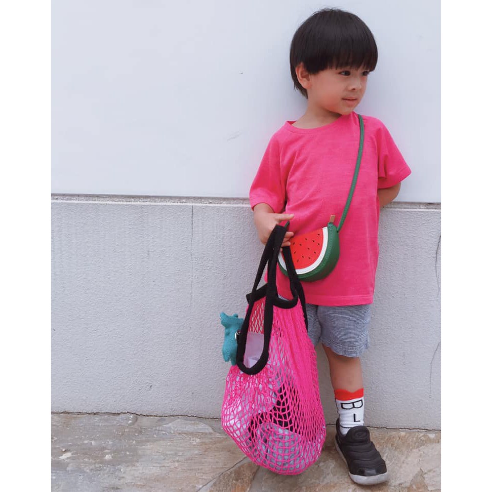 To 宥潔恐龍環保網袋 橘色 桃色組 蝦皮購物