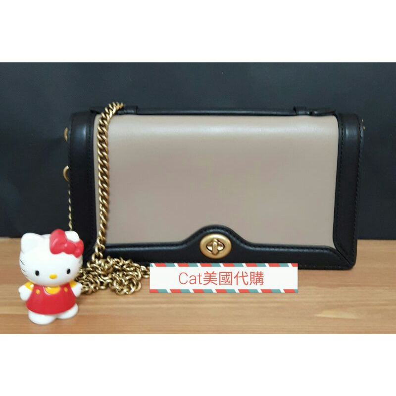 現貨 全新專櫃款coach 奶茶色riley 系列woc手提 斜背包 特價 5999 可手提 蝦皮購物