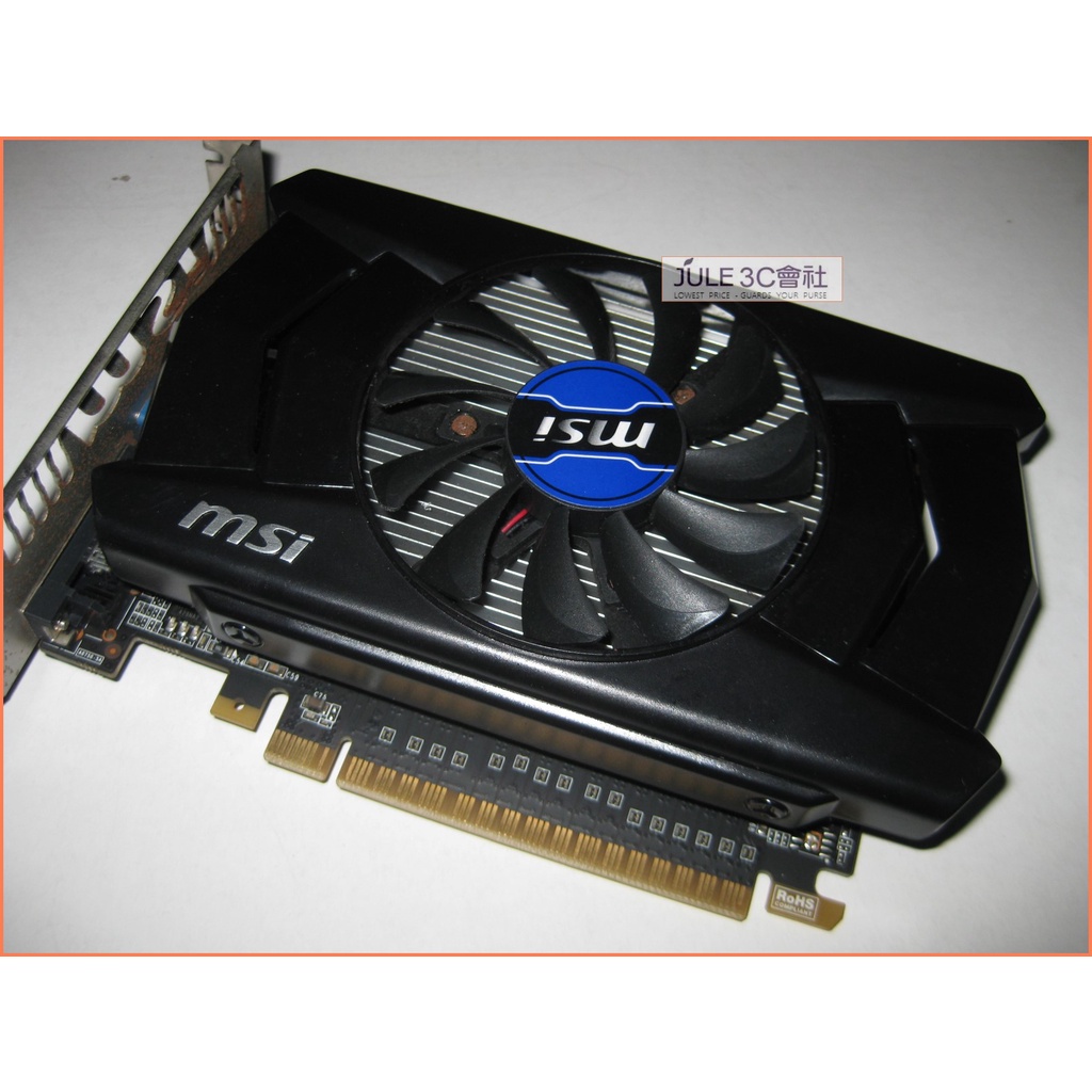 JULE 3C會社-微星MSI N750-2GD5/OC GTX750/DDR5/2G/軍規/單風扇/PCIE 顯示卡