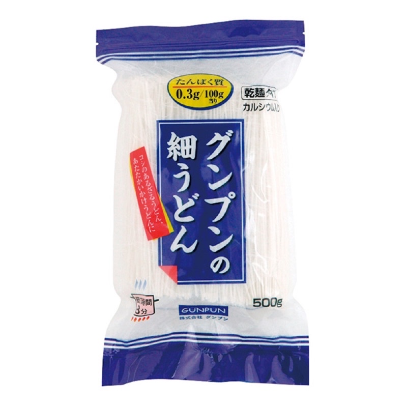 日本低蛋白高鈣鎂烏龍細麵500g（現貨）