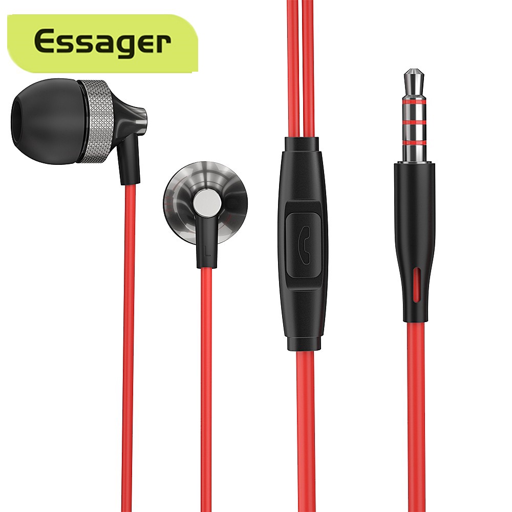 Essager有線耳機 適用於OPPO三星安卓蘋果 手機 耳機 有線耳機 手機電腦 聽歌講電話