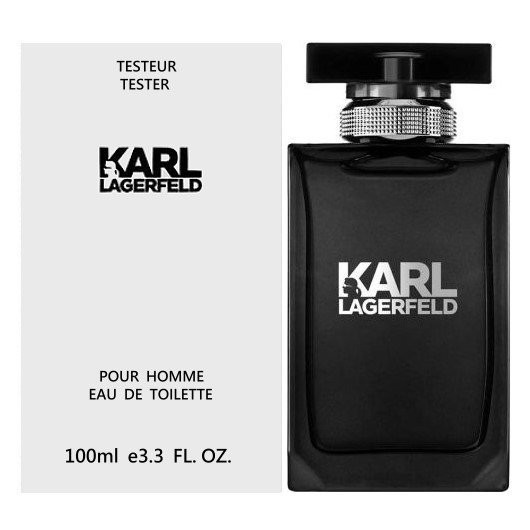 ＊微風小舖＊KARL LAGERFELD 卡爾 同名時尚 男性淡香水 100ml TESTER 有蓋環保包裝~可超取付款