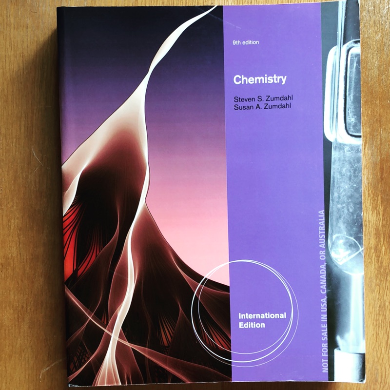 全新 Zumdahl Chemistry 化學 原文教課書 第9版