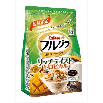 【綺綺日本代購】 現貨 日本Calbee 卡樂比麥片 熱帶水果麥片 芒果麥片 水果 另還有原味 香蕉巧克力