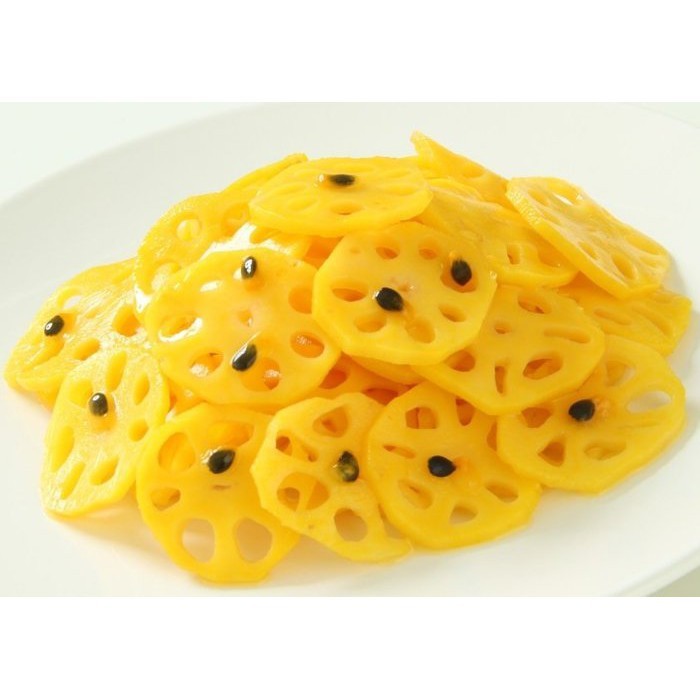 百香果蓮藕片一公斤 全素酸甜可口的百香果搭配養生爽脆的蓮藕超開胃 食藝 蝦皮購物