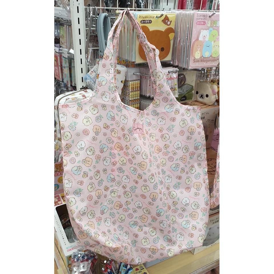 筆自慢殿堂日本san X 角落生物輕巧型收納後背包後背包環保袋行李拉車附車輪現貨 蝦皮購物