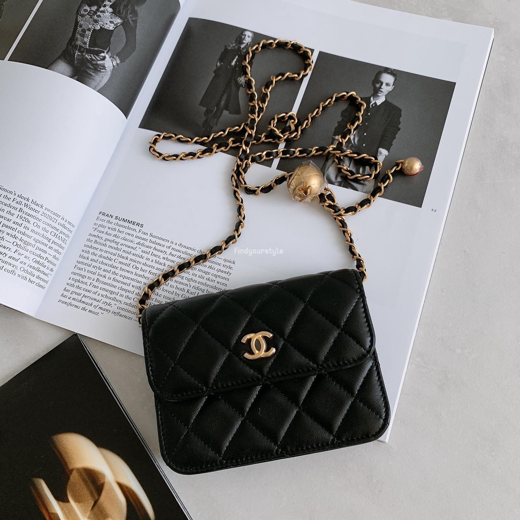 Findyourstyle 正品代購 Chanel 金球腰包