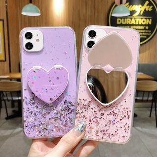 XIAOMI 適用於小米 Redmi 9 8 8A 7 7A 6 6A 5 5A 4X 時尚閃光軟矽膠保護套的豪華閃光愛
